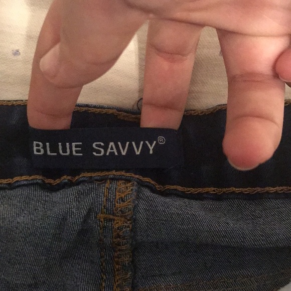 Blue jean high ride shorts for women! - Picture 3 of 4